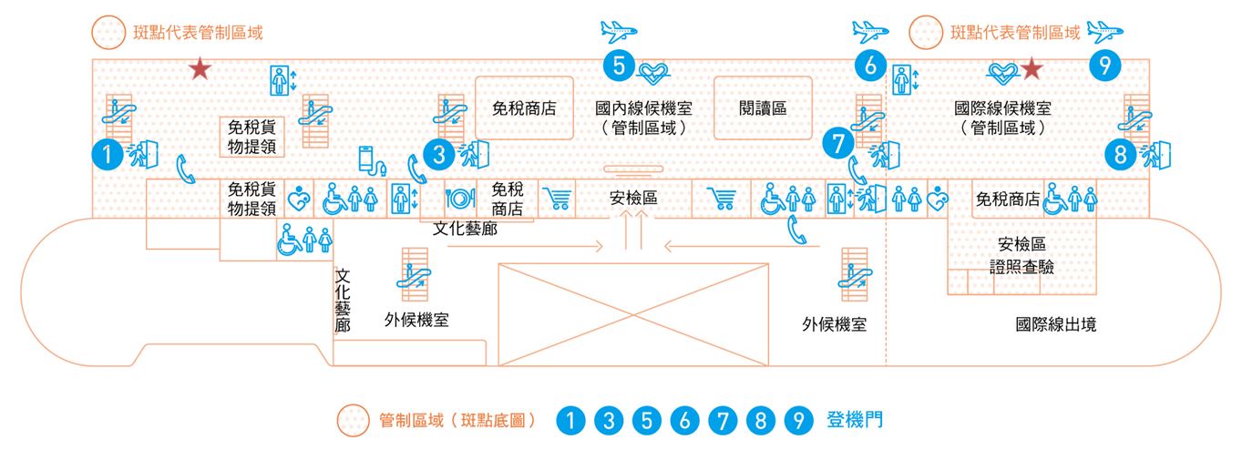 觀景台服務位置圖 (點選平面圖可放大，開新視窗)